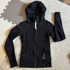 Lululemon Scuba zip-up - Girl Get After It logo